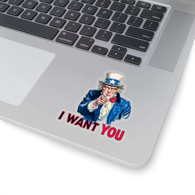 Die-Cut Sticker of I Want You Poster Art - Image 6