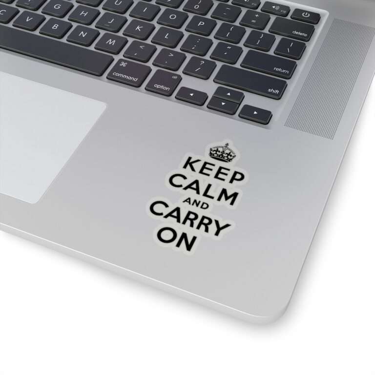 Die-Cut Sticker of Keep Calm and Carry On - Image 6