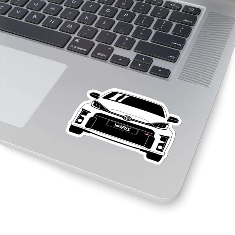 Die-Cut Sticker of Toyota GR Yaris Drawing - Image 7