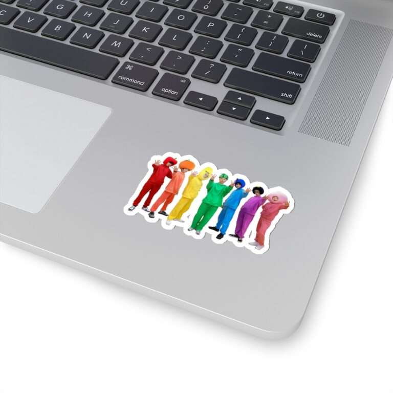 Die Cut Sticker of Enhypen Group Photo for Halloween 2020 Fruit Cosplay