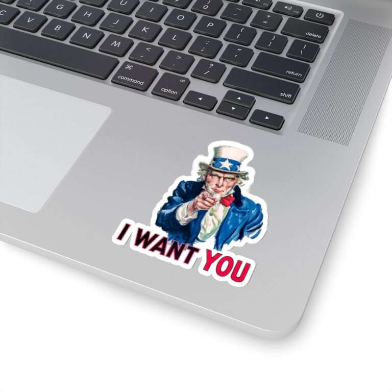 Die-Cut Sticker of I Want You Poster Art - Image 7