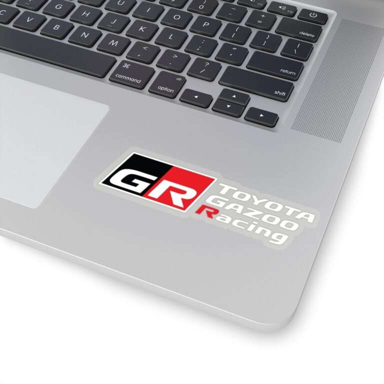 Die-Cut Sticker of Toyota Gazoo Racing White Logo - Image 5