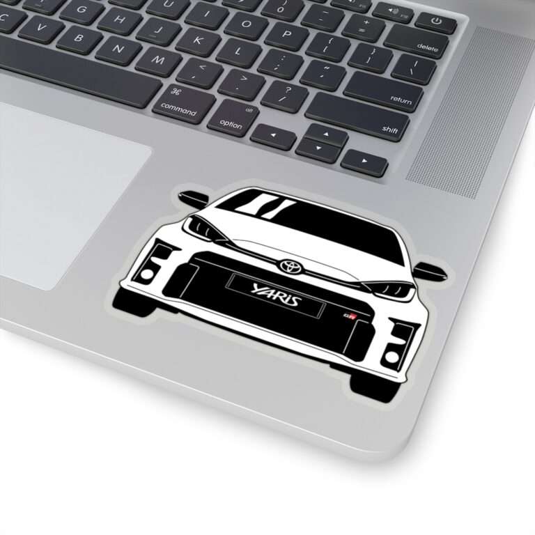 Die-Cut Sticker of Toyota GR Yaris Drawing - Image 8