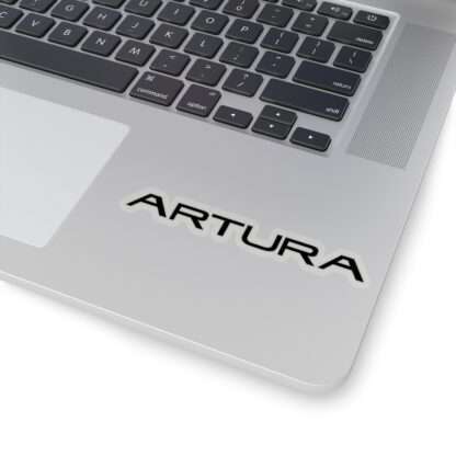 McLaren Artura logo die-cute transparent sticker - black