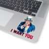 Die-Cut Sticker of I Want You Poster Art - Image 8