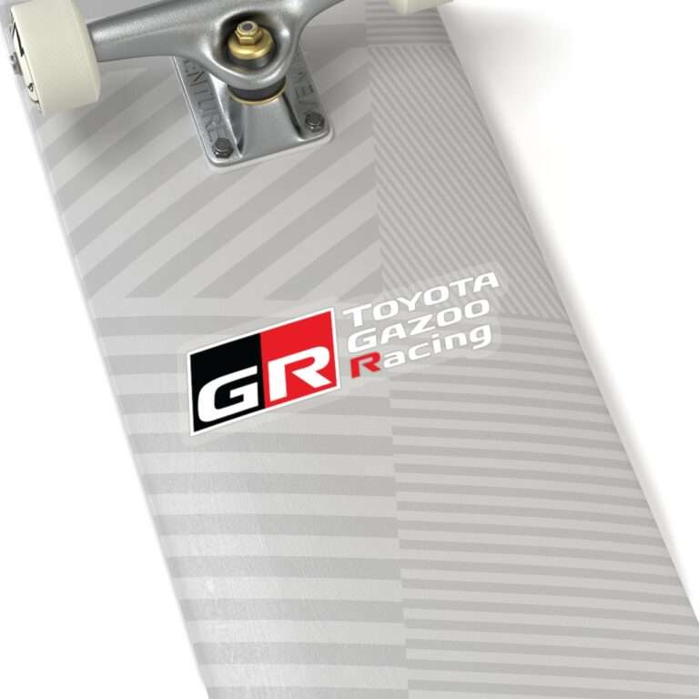 Die-Cut Sticker of Toyota Gazoo Racing White Logo - Image 6