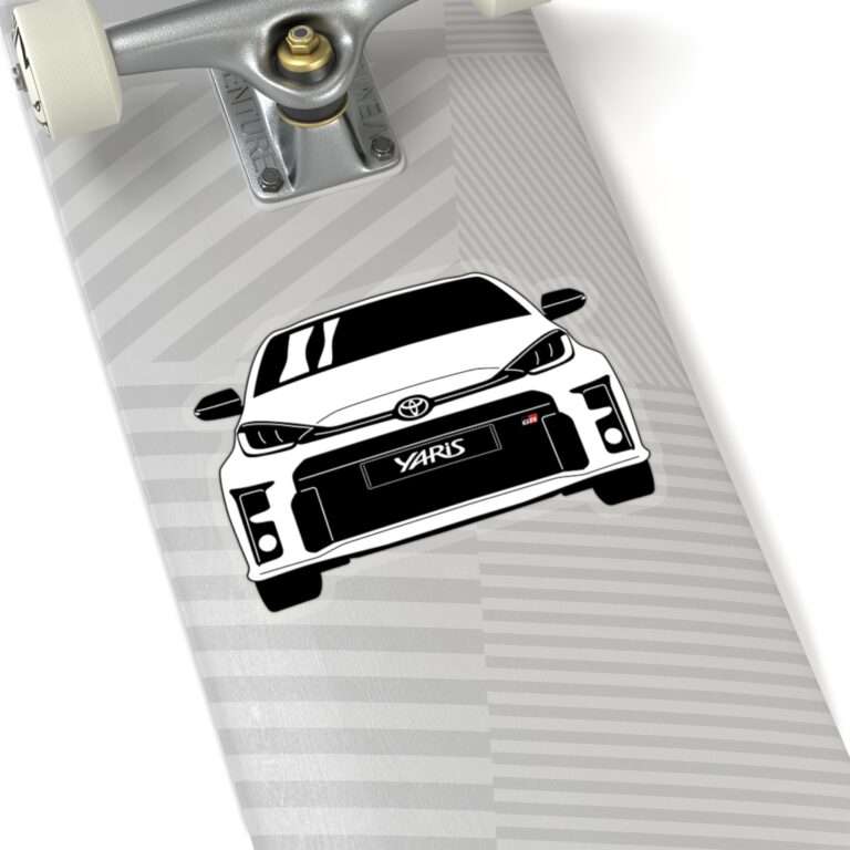 Die-Cut Sticker of Toyota GR Yaris Drawing - Image 10