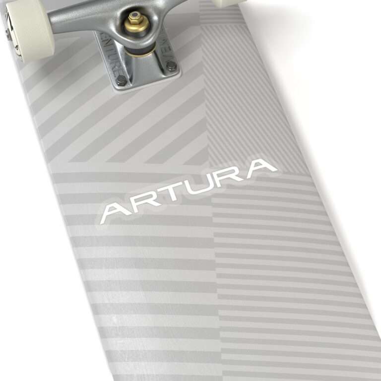 McLaren Artura logo die-cute transparent sticker - white