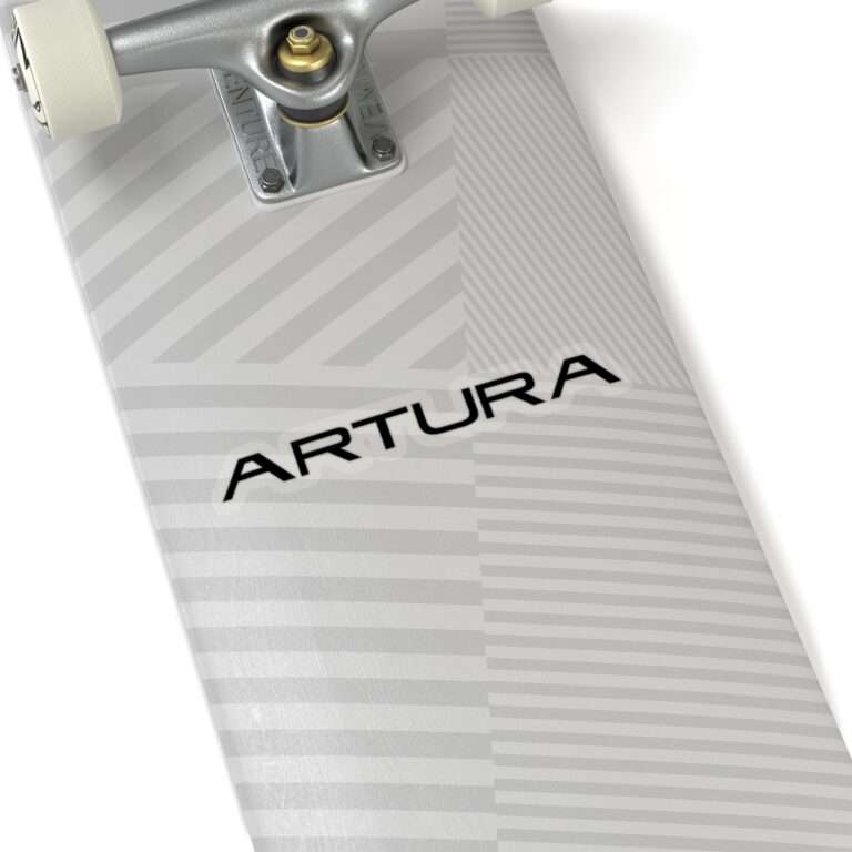 McLaren Artura logo die-cute transparent sticker - black