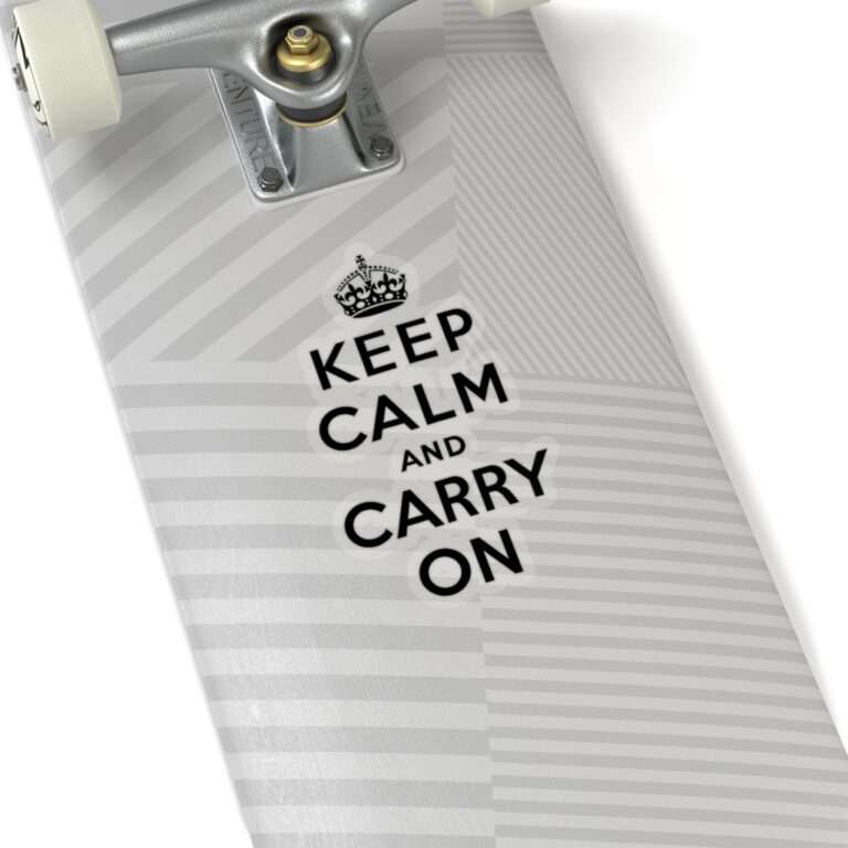 Die-Cut Sticker of Keep Calm and Carry On - Image 10