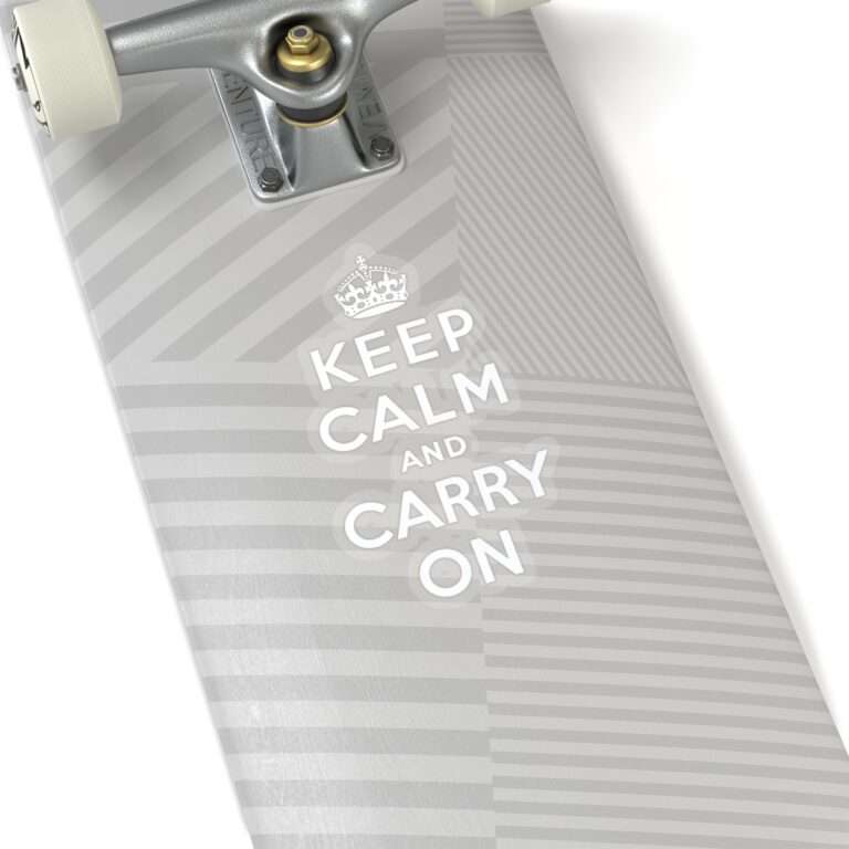 Die-Cut Sticker of Keep Calm and Carry On - Image 6