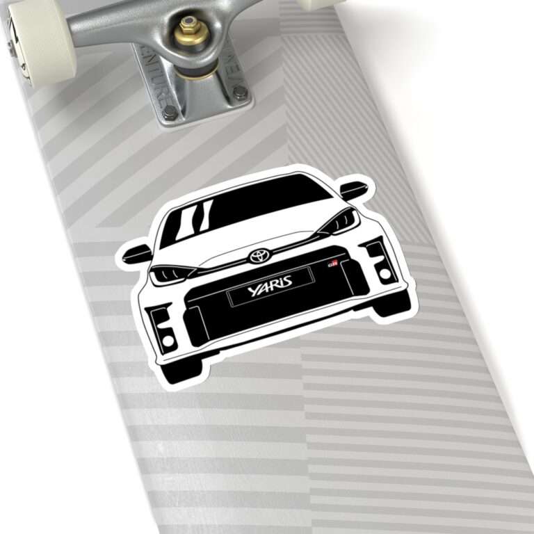Die-Cut Sticker of Toyota GR Yaris Drawing - Image 11