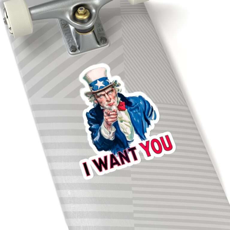 Die-Cut Sticker of I Want You Poster Art - Image 11