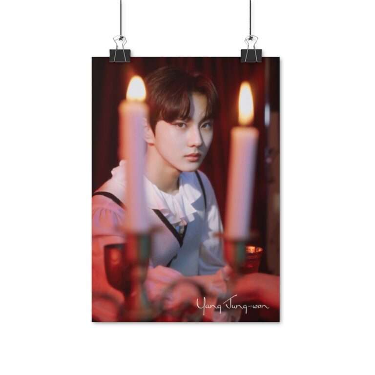 Poster Photo Print of Jungwon for Enhypen Day One Concept Dusk