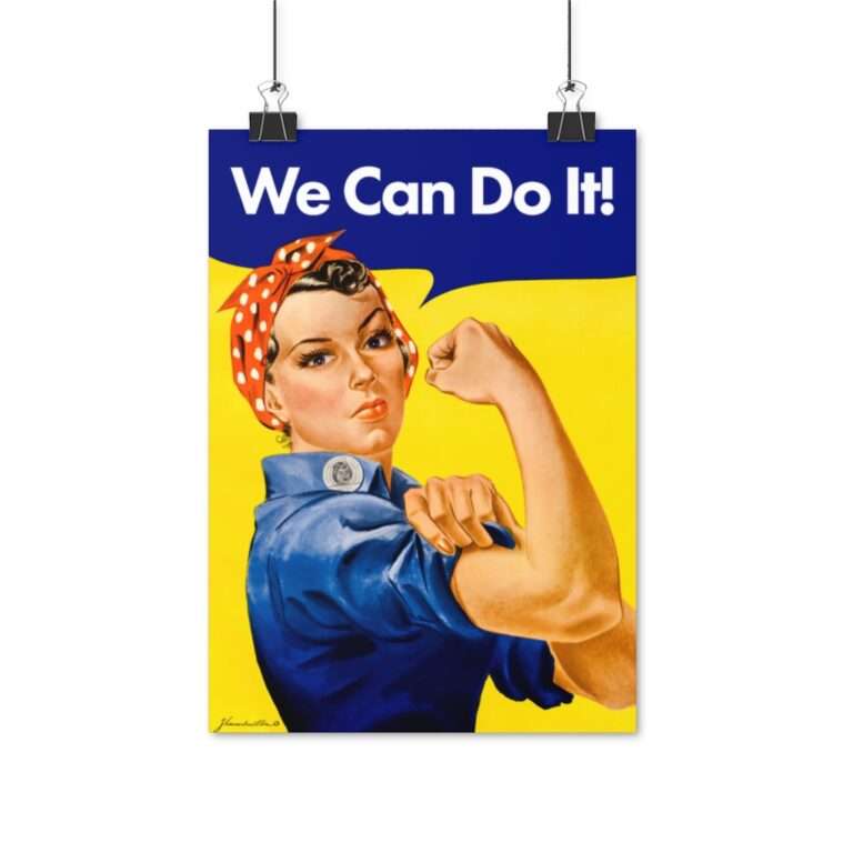Women Power We Can Do it! WWII - Poster Print - Image 4