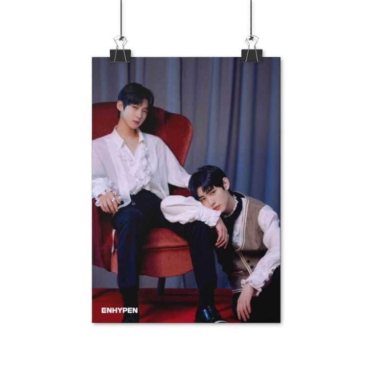 Poster Photo Print of Enhypen Group Photo for Day One Concept Dusk