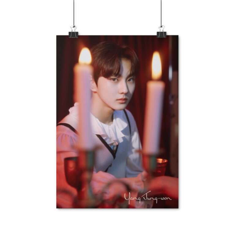 Poster Photo Print of Jungwon for Enhypen Day One Concept Dusk