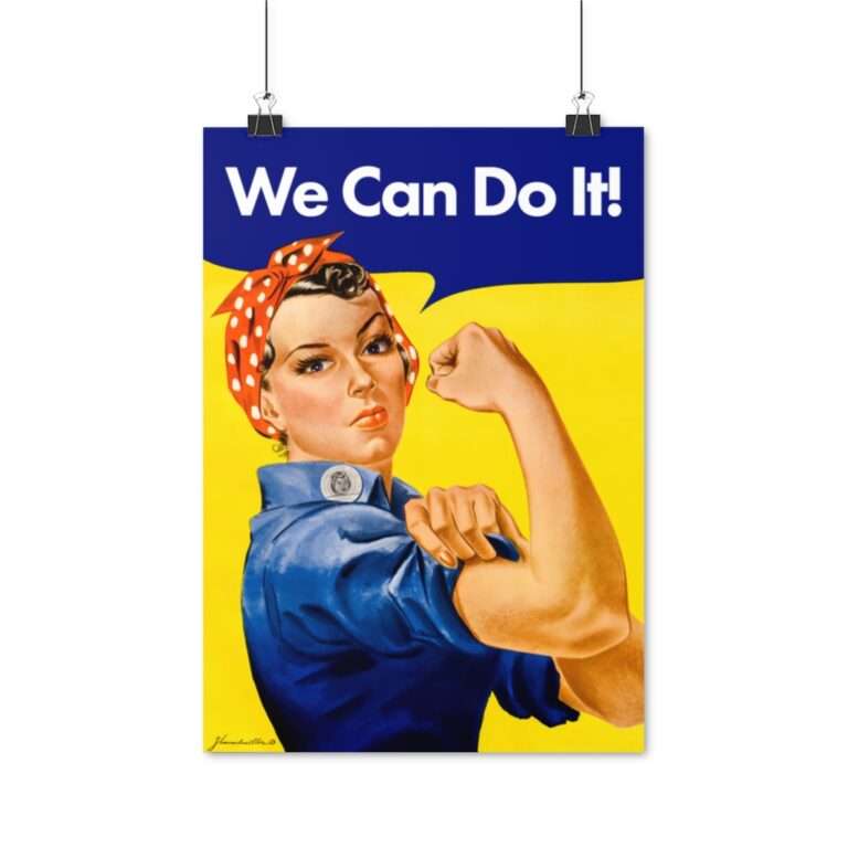 Women Power We Can Do it! WWII - Poster Print - Image 6