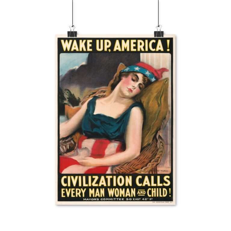 Wake Up America by James Montgomery Flagg - Poster Print - Image 6