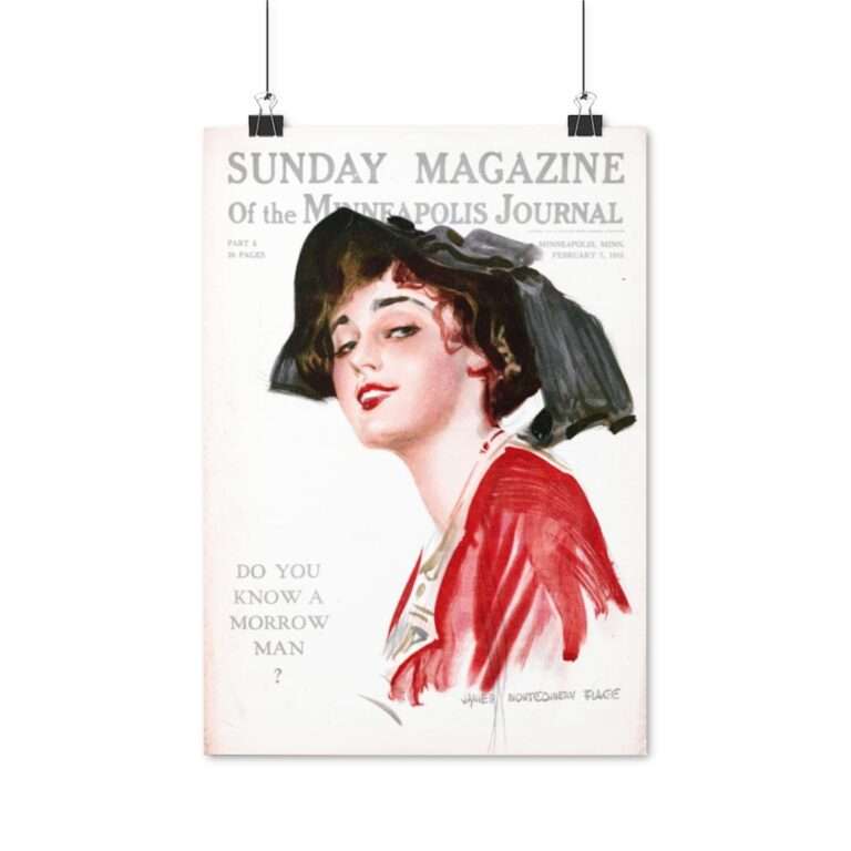 Sunday Magazine Cover by James Montgomery Flagg - Poster Print - Image 7