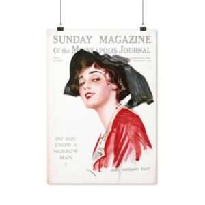 Sunday Magazine Cover by James Montgomery Flagg - Poster Print