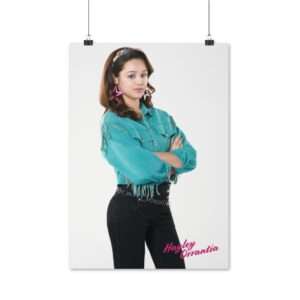 The Goldbergs Hayley Orrantia in Green Fringe Jacket - Poster Print
