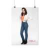Actress Hayley Orrantia in White Jacket and Orange Top - Poster Print - Image 8