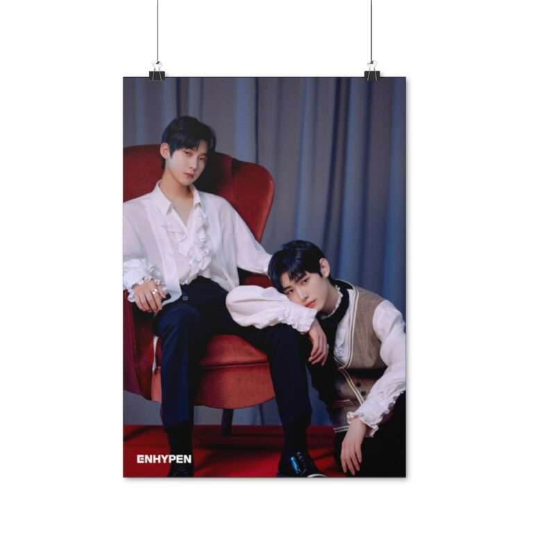 Poster Photo Print of Enhypen Group Photo for Day One Concept Dusk