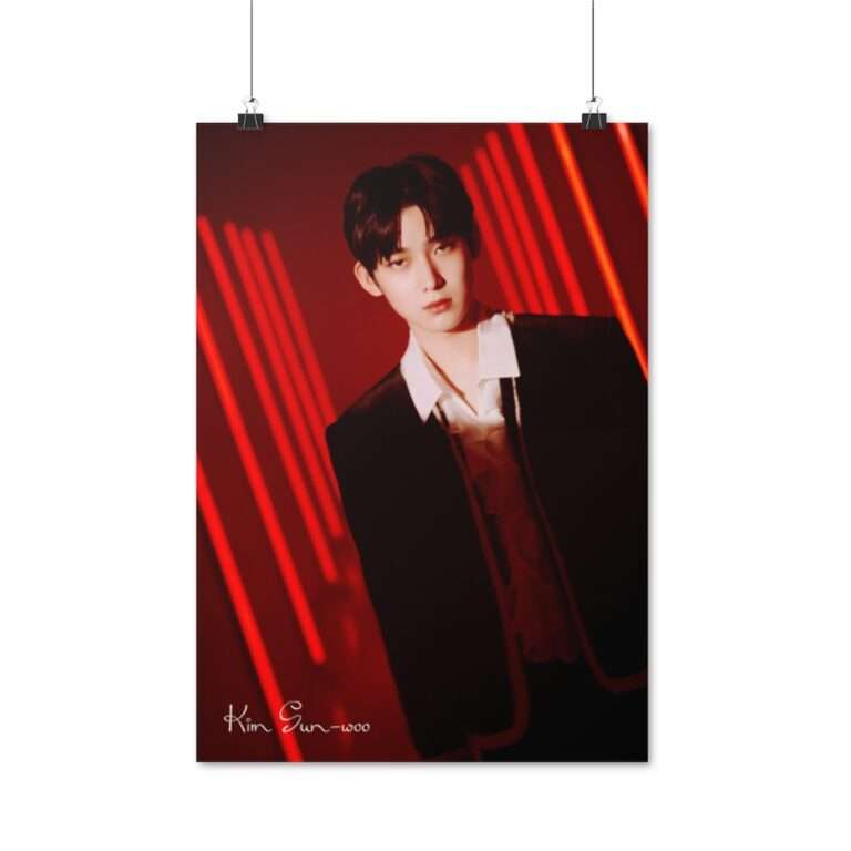 Poster Photo Print of Kim Sun-woo for Enhypen Day One Concept Dusk