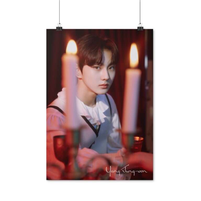 Poster Photo Print of Jungwon for Enhypen Day One Concept Dusk