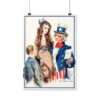 Uncle Sam Boys and Girls by James Montgomery Flagg - Poster Print - Image 8