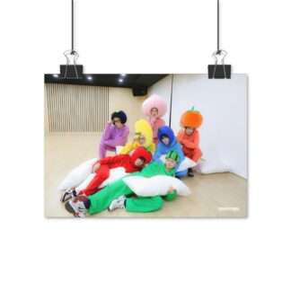 Poster Photo Print of Enhypen Group Photo for Halloween 2020 Fruit Cosplay