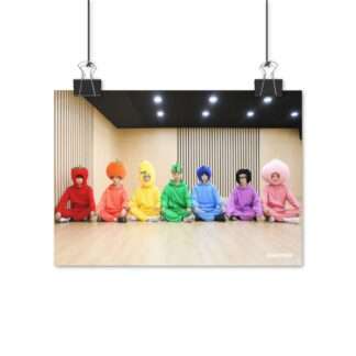 Poster Photo Print of Enhypen Group Photo for Halloween 2020 Fruit Cosplay