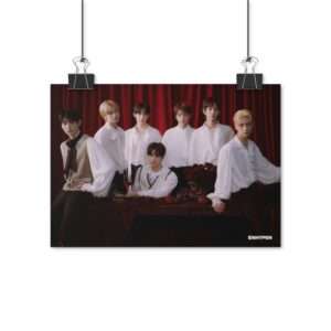 Poster Photo Print of Enhypen Group Photo for Day One Concept Dusk