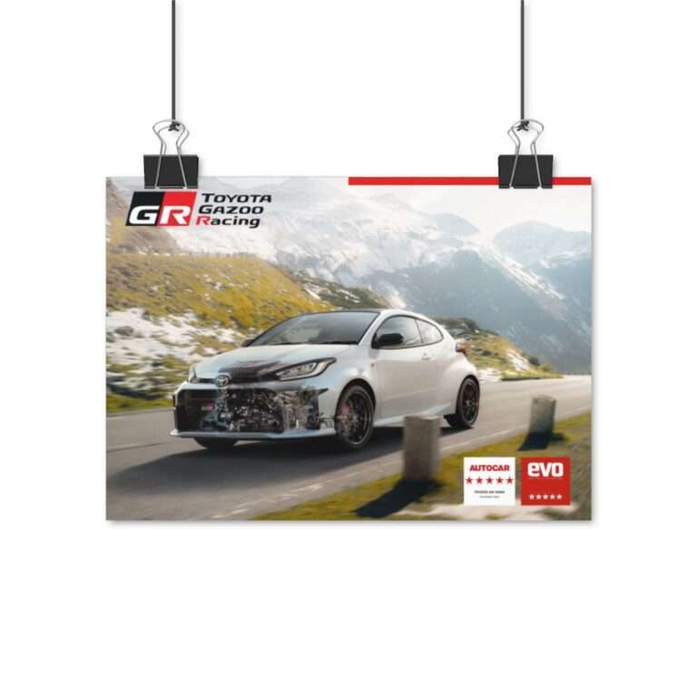 Toyota GR Yaris Engine Showcase - Poster Print - Image 3