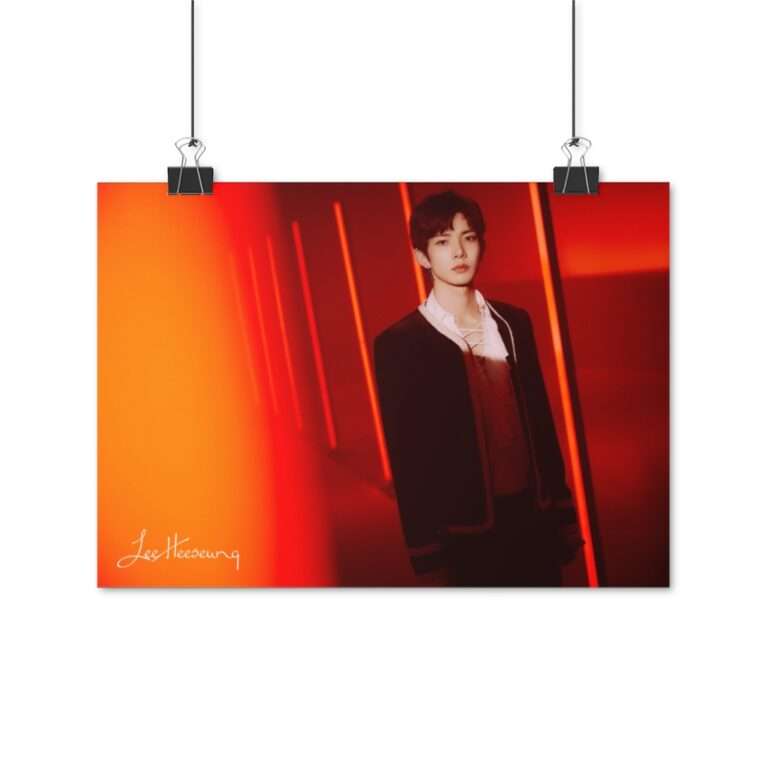 Poster Photo Print of Heeseung for ENHYPEN Day One Concept Dusk