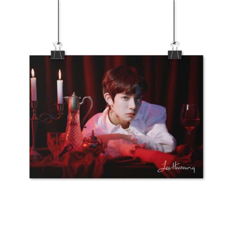 Poster Photo Print of Heeseung for ENHYPEN Day One Concept Dusk