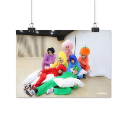 Poster Photo Print of Enhypen Group Photo for Halloween 2020 Fruit Cosplay