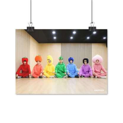 Poster Photo Print of Enhypen Group Photo for Halloween 2020 Fruit Cosplay