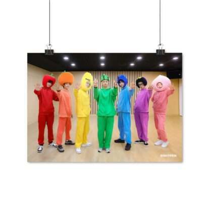 Poster Photo Print of Enhypen Group Photo for Halloween 2020 Fruit Cosplay