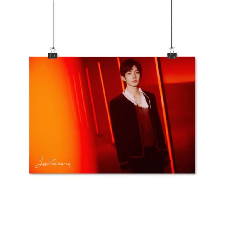 Poster Photo Print of Heeseung for ENHYPEN Day One Concept Dusk