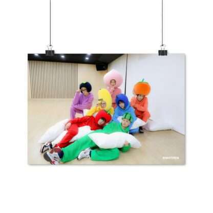 Poster Photo Print of Enhypen Group Photo for Halloween 2020 Fruit Cosplay