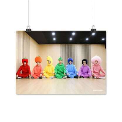 Poster Photo Print of Enhypen Group Photo for Halloween 2020 Fruit Cosplay