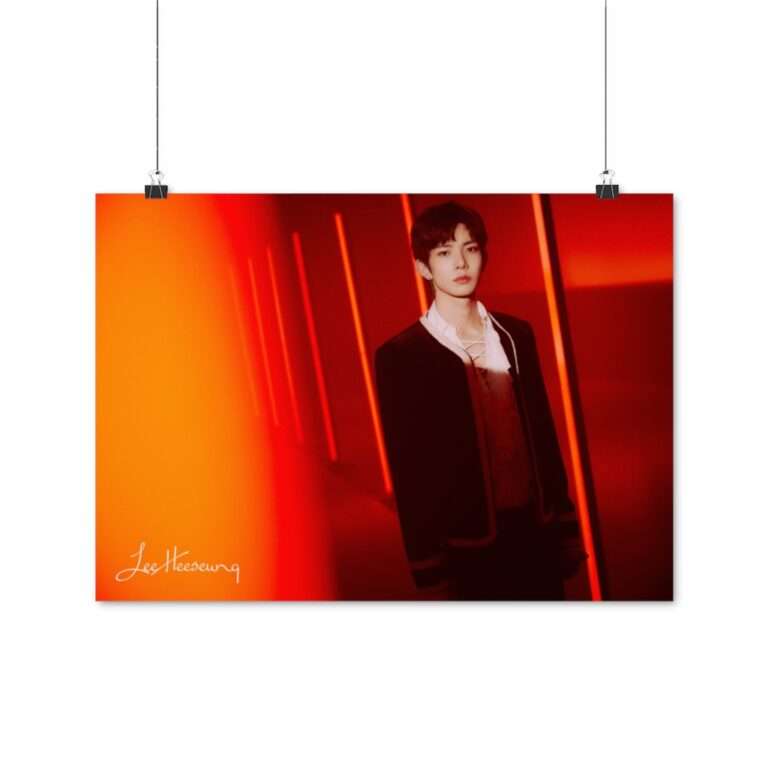 Poster Photo Print of Heeseung for ENHYPEN Day One Concept Dusk