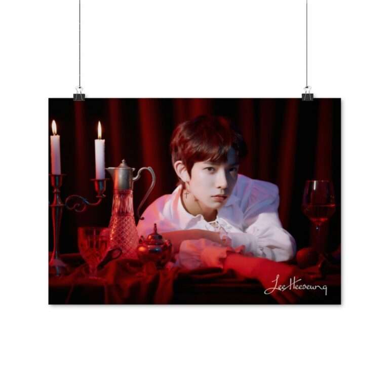 Poster Photo Print of Heeseung for ENHYPEN Day One Concept Dusk