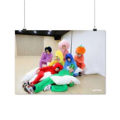 Poster Photo Print of Enhypen Group Photo for Halloween 2020 Fruit Cosplay