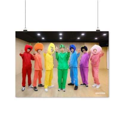 Poster Photo Print of Enhypen Group Photo for Halloween 2020 Fruit Cosplay