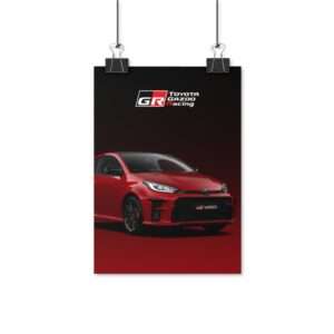 Red GR Yaris Toyota - Poster Print