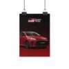 Red GR Yaris Toyota - Poster Print - Image 2