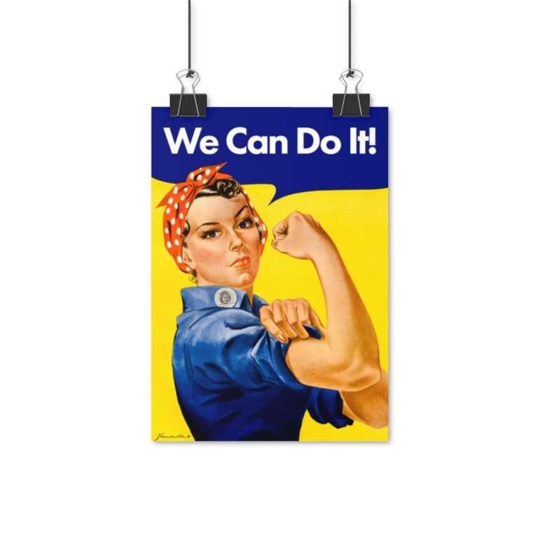 Women Power We Can Do it! WWII - Poster Print - Image 3